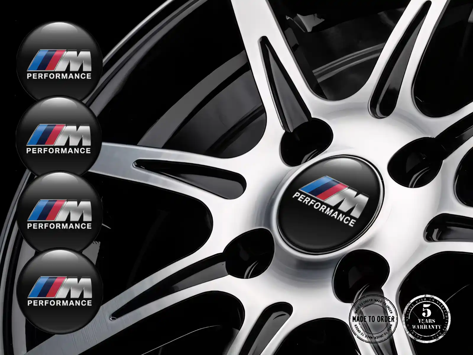 BMW Gewölbtes Label Logo Individuell Racing Horizon